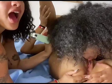 Bacon Boobies gets a moist with an increment of super-naughty threeway with her 2 fave gals in HD