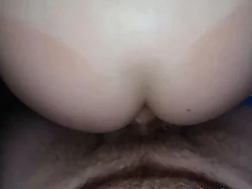 Hairy Teen with Big Bore and Chest Rides Cock for Orgasm