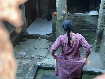 Desi Aunty & Stepson get ultra-kinky with each other's traumatic make away outdoor