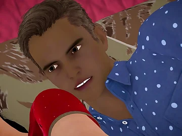 Red-hot Indian Pakistani Bhabhi gets red-hot in hotel with will not hear of meaty breasts juggling in Yoke DIMENSIONAL cartoon