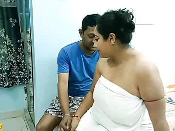 See this Indian Mommy pay her spouse's debt with her jaws and coochie