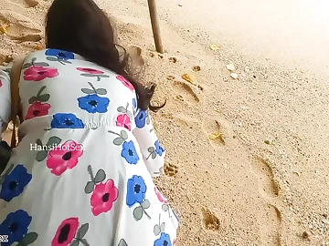 Sinhala Teen Couple heads horny on beach with ultra-kinky rear end-fashion fuckfest in Sri Lanka